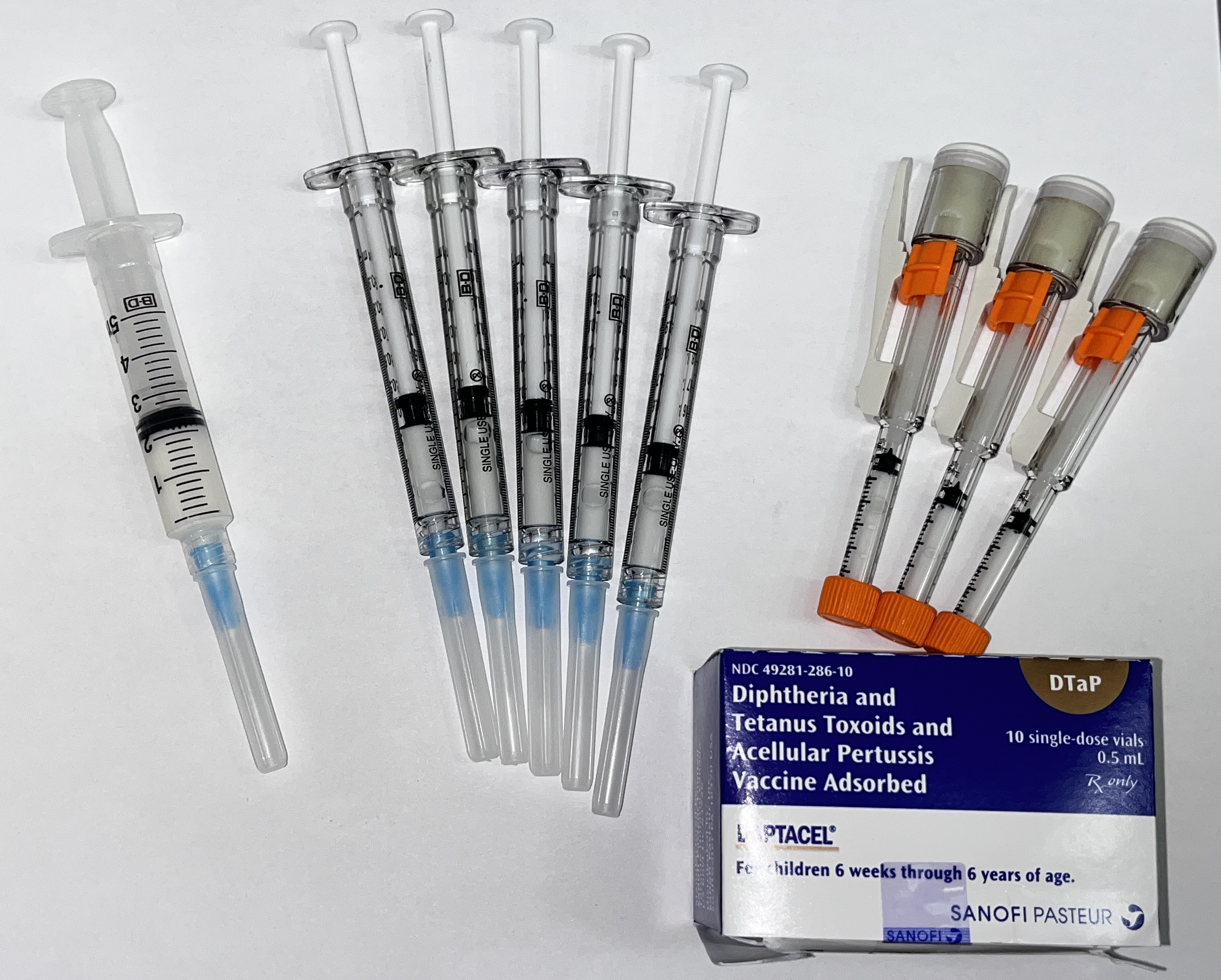 DTaP vaccine doses